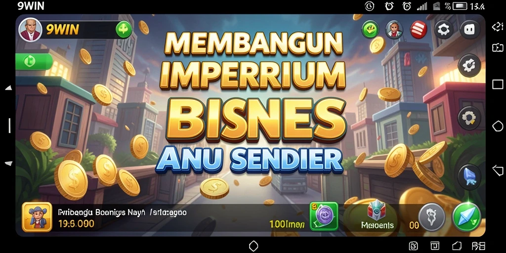 Gameplay menarik di dalam 9WIN saat membangun bisnis Tycoon.
