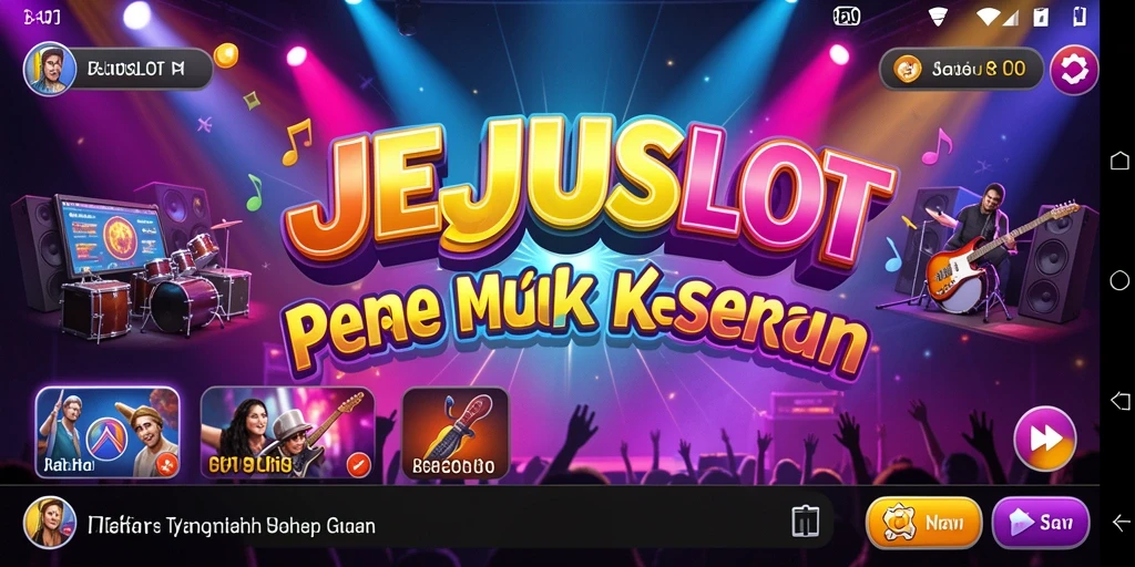 Tangkapan layar utama menunjukkan gameplay seru di JEJUSLOT.