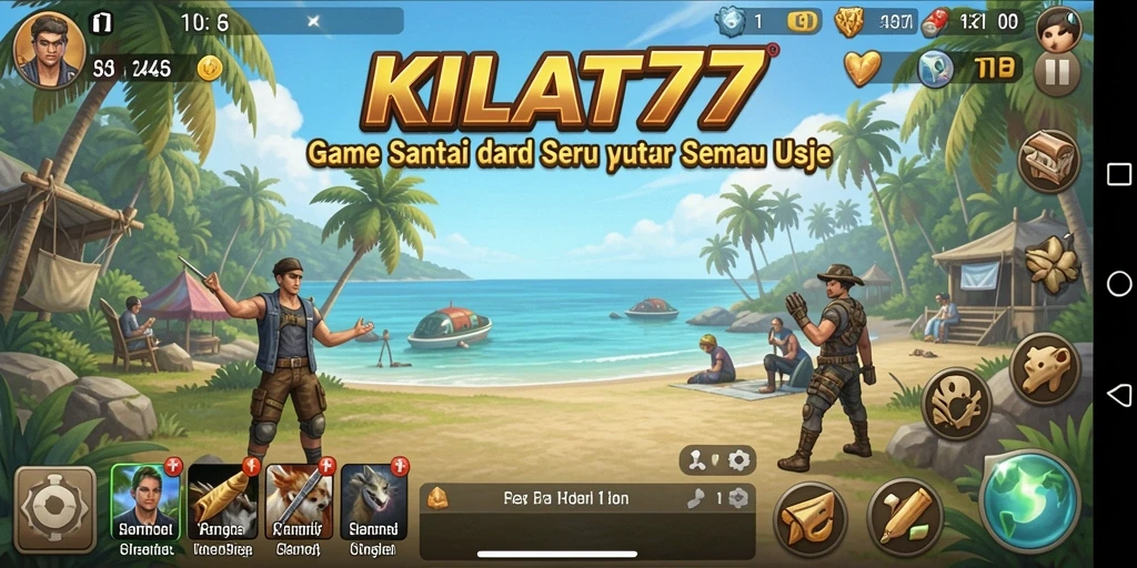 Tampilan gameplay KILAT77 yang menyenangkan dan interaktif.
