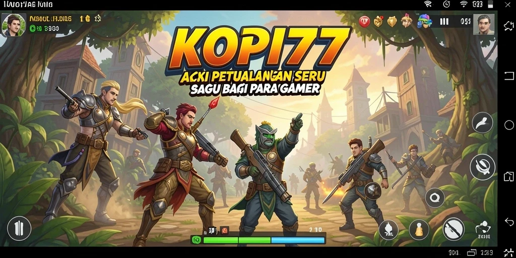 Tampilan menegangkan dari gameplay Action KOPI77 yang mendebarkan.
