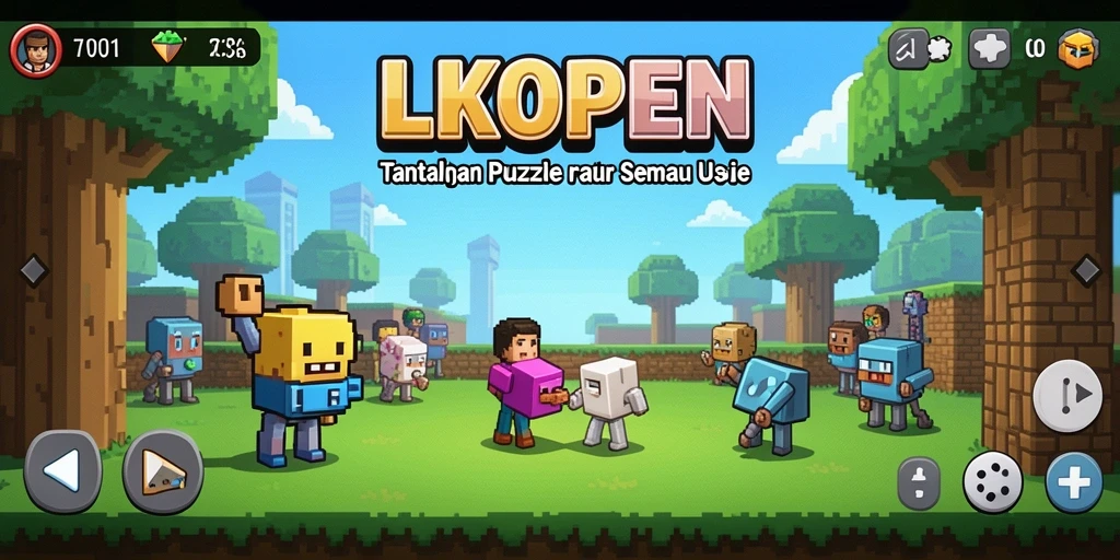 Tampilan gameplay LKOPEN yang menantang dan mengasyikkan.