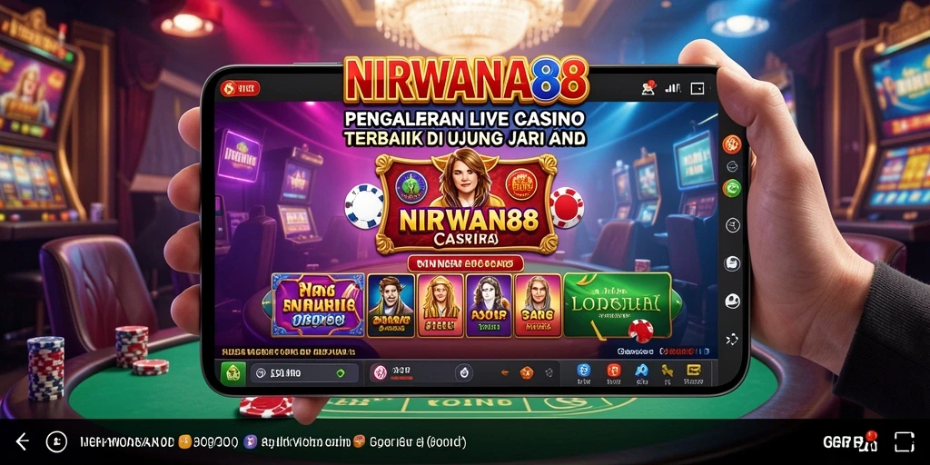 Screenshot gameplay NIRWANA88 yang menampilkan dealer langsung dan permainan menarik.