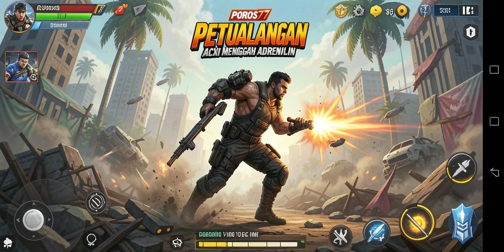 Tangkapan layar POROS77 menampilkan momen pertarungan seru dan aksi cepat.