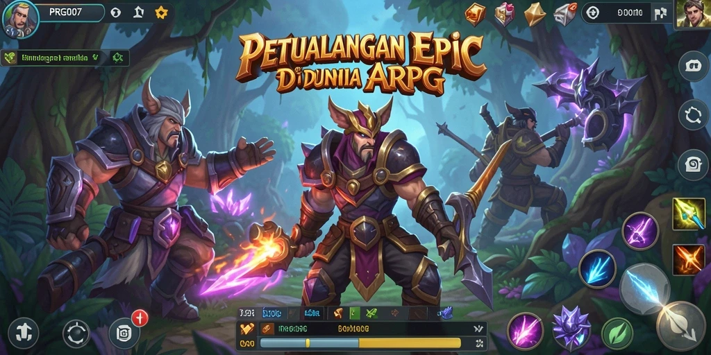 Menampilkan pertarungan epik dengan berbagai karakter di dunia ARPG.