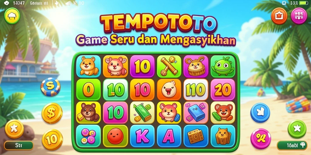 Screenshot game TEMPOTOTO menampilkan aksi Bingo yang seru dan interaktif.
