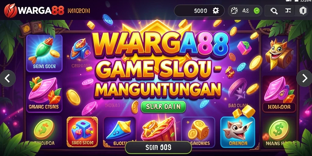 Tampilan gameplay slot WARGA88 yang seru dan menantang.