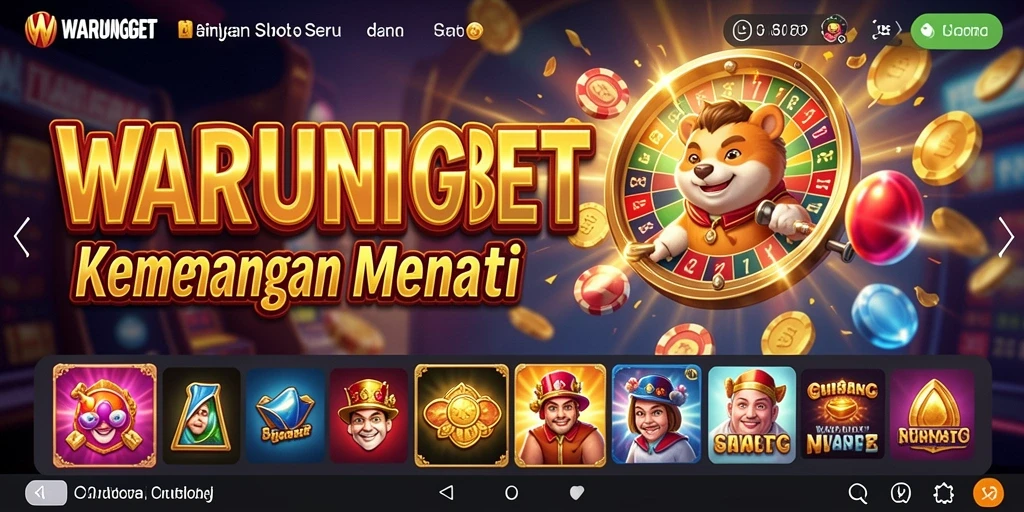 Tampilan gameplay menarik dari WARUNGBET yang menampilkan keseruan Slot.