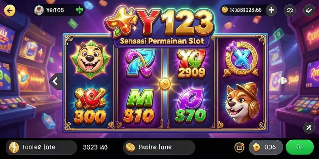 Screenshot gameplay YY123 yang menampilkan pengalaman seru bermain Slot.