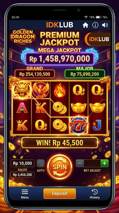 Menampilkan proses unduh aplikasi di idklub dengan mudah.